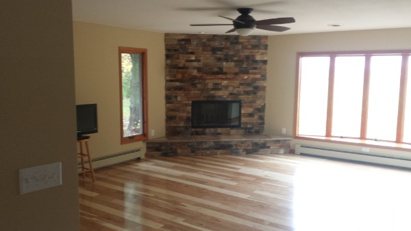 Hardwood Floor in Living Room