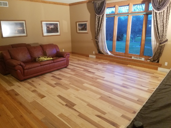 Custom Living Room Floor Pattern
