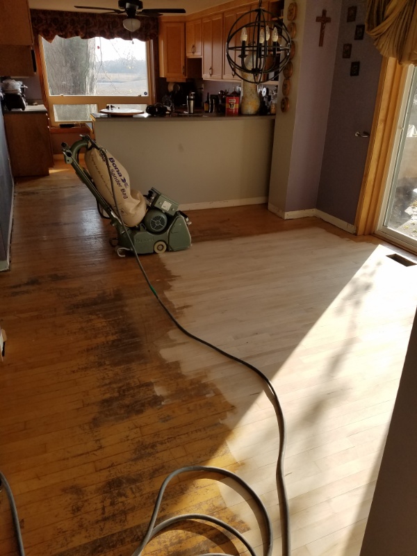 New Floor In Progress by Art Wood Floors New Floor In Progress by Art Wood Floors