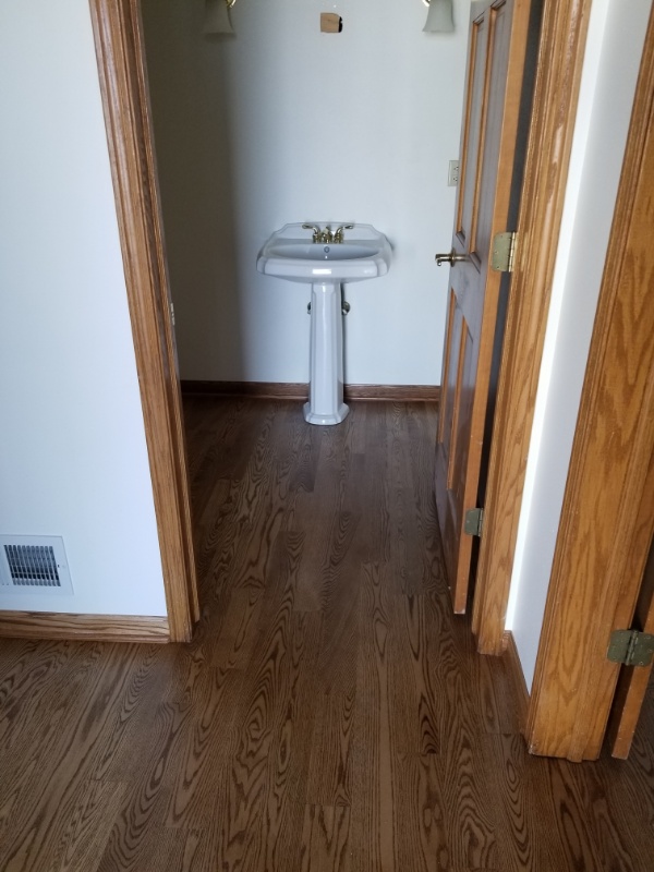 Custom Bathroom Wood Flooring Custom Bathroom Wood Flooring from Wisconsin's Hardwood Contractors