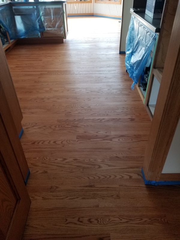 Completed Hardwood Installation Authentic hardwood Flooring by Wisconsin's Hardwood Installers