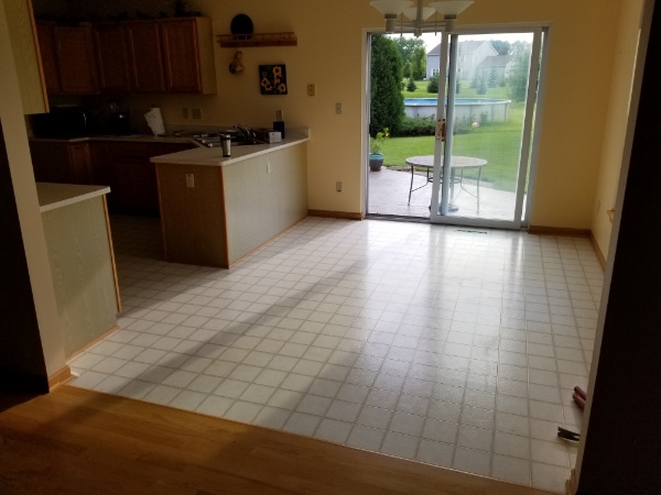 Original Kitchen Flooring Replacement