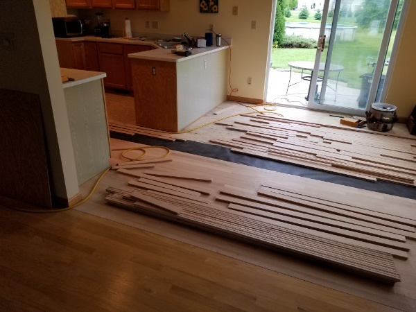 Wisconsin Hardwood Floor Installation