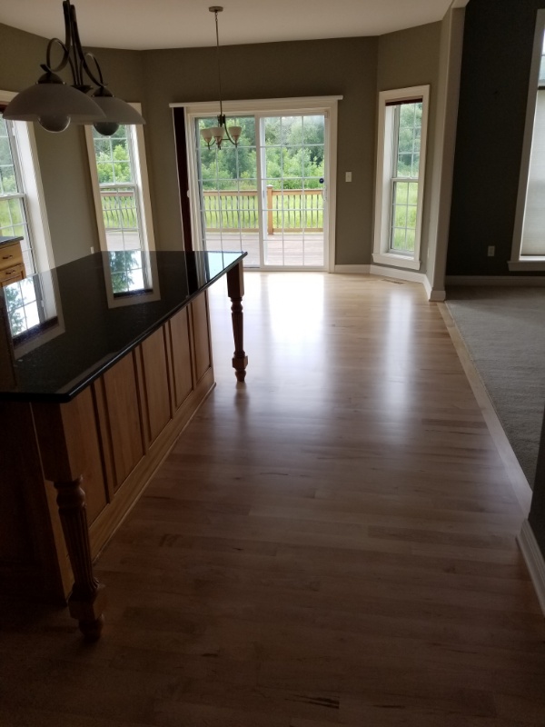 Custom Kitchen Hardwood Installation