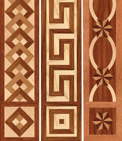 Custom Hardwood Floor Borders