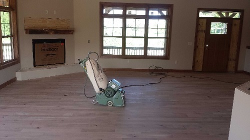 WI Floor in Remodeling Process