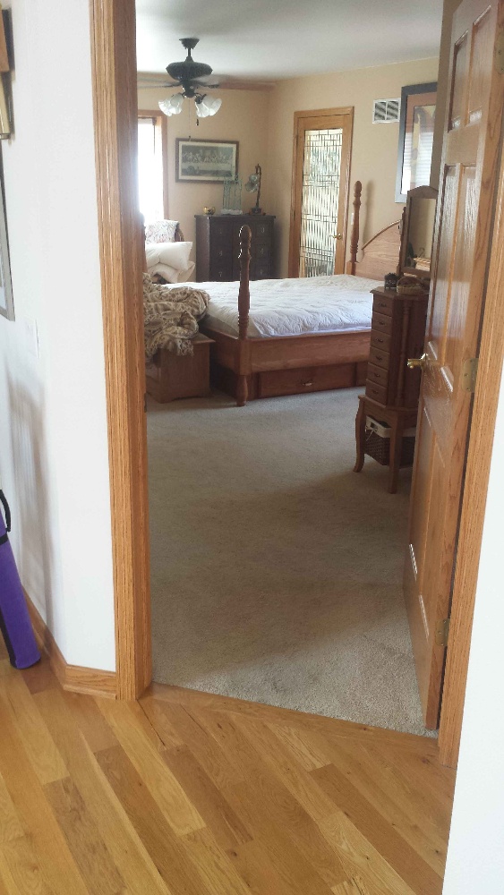 Hardwood Leads to Bedroom Kenosha