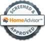 Home Advisor Screened & Approved for Quality Service