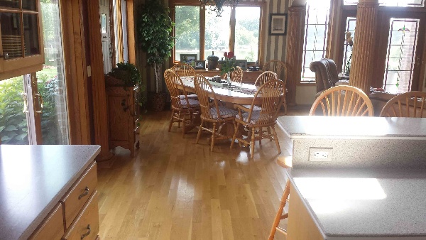 Refinishing Hardwood Dining Room Wisconsin