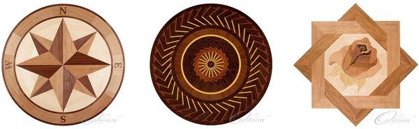 Wood Floor Medallion Designs